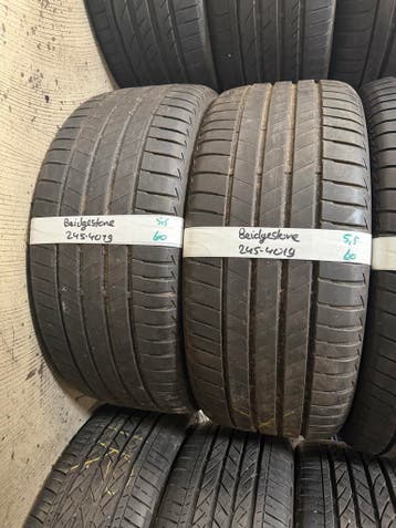 245-40-19 Bridgestone Zomerbanden 5.5mm Montage 245 40 19, Auto-onderdelen, Banden en Velgen, Band(en), Personenwagen, Zomerbanden