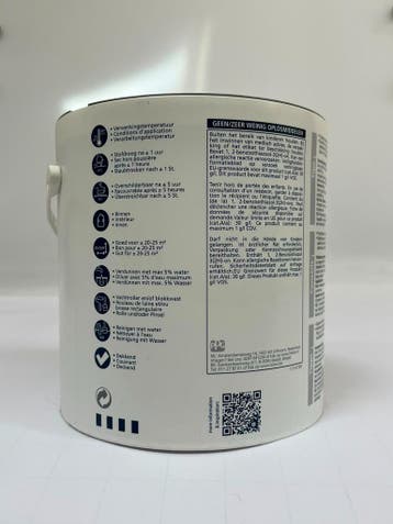 Histor Mat muurverf Tin SET 3x2,5L – nieuw, 5 tot 10 liter, Verzenden, Nieuw, Verf