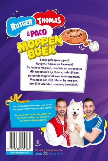 Moppenboek / Rutger, Thomas & Paco 9789030509882 Rutger Vink, Verzenden, Gelezen, Rutger Vink