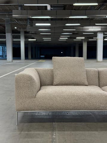 BB Italia Frank Hoekbank | Shitake | NIEUWSTAAT + Garantie, Huis en Inrichting, Ophalen of Verzenden, Zo goed als nieuw, Bank Hoekbank Bankstel Bankje Loungebank Banken Chaise Lounge 