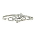 Witgouden vintage armband met diamant 14 kt, Ophalen of Verzenden, Nieuw