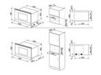 SMEG MP322X1 - Microgolfoven - 6 functies 22 liter -, Witgoed en Apparatuur, Magnetrons, Verzenden, Zo goed als nieuw