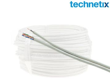 Combikabel TV / Internet, diverse lengtes - Technetix-100 m, Ophalen of Verzenden, Nieuw