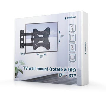 Tv muurbeugel muur beugel draai- en kantelbaar 23-42 inch, Verzenden, Nieuw