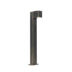 Industriële staande buitenlamp antiek goud 65 cm IP44 -, Tuin en Terras, Buitenverlichting, Verzenden, Nieuw, Aluminium