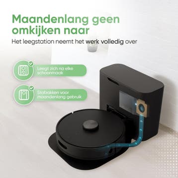 Heevey Robotstofzuiger met dweilfunctie - Automatisch, Ophalen of Verzenden