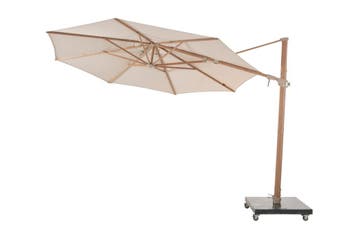 4-Seasons Siesta Premium - zweefparasol 350 cm. -, Verzenden, Nieuw, Zweefparasol, Kantelbaar