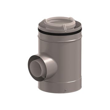 Rolux CLV Etage T-stuk PP/metaal 160/250-1x80/125 kort, Ophalen of Verzenden, Nieuw