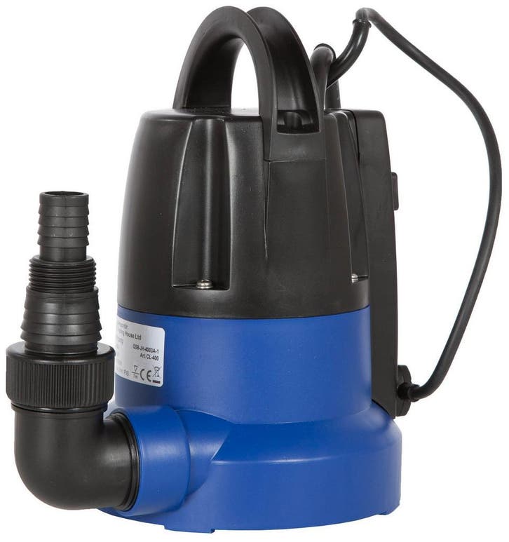 Borg dweilpomp vlakzuigpomp vlak pomp 400 watt - 7000 l/h, Tuin en Terras, Waterpompen, Dompelpomp, Nieuw, Elektrisch, Verzenden