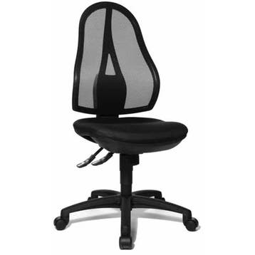 Bureaustoel | Stof | Zwart | Ergonomisch, Huis en Inrichting, Bureaus, Verzenden, Nieuw