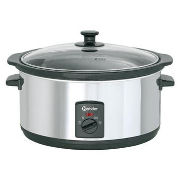 Slowcooker | Aluminium | 6.5L | 230V | 410x295x240(h)mm, Verzenden, Nieuw in verpakking