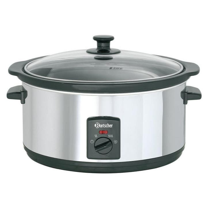Slowcooker | Aluminium | 6.5L | 230V | 410x295x240(h)mm, Zakelijke goederen, Horeca | Keukenapparatuur, Nieuw in verpakking, Verzenden