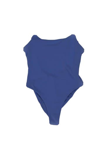 Organic Basics Badpak in maat M Blauw, Kleding | Dames, Truien en Vesten, Organic Basics, Verzenden, Zo goed als nieuw, Blauw
