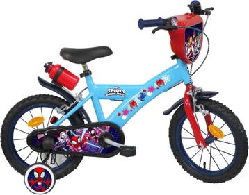 Spidey Kinderfiets 14 inch | Retourdeal 59% Korting, Fietsen en Brommers, Zijwieltjes, Nieuw, Ophalen of Verzenden, Minder dan 16 inch