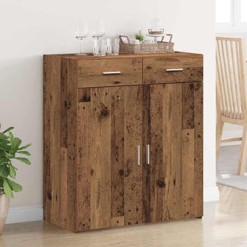 vidaXL Opbergkast Oudhout 80 x 42.5 x 93 cm, Minder dan 50 cm, Verzenden, Nieuw, Minder dan 100 cm