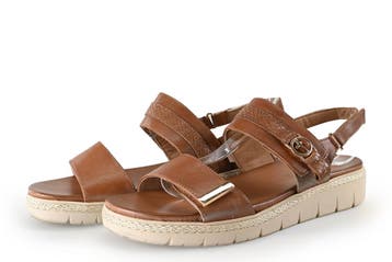 Tamaris Sandalen in maat 42 Cognac, Tamaris, Overige kleuren, Verzenden, Sandalen of Muiltjes