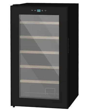 Wijnkoelkast 24 Flessen – LED, Instelbaar, Compact Design, Verzenden, Nieuw