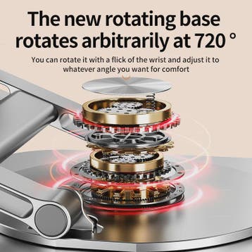 Draaibare Laptopstandaard 360° - Verstelbare Aluminium Burea, Verzenden, Nieuw
