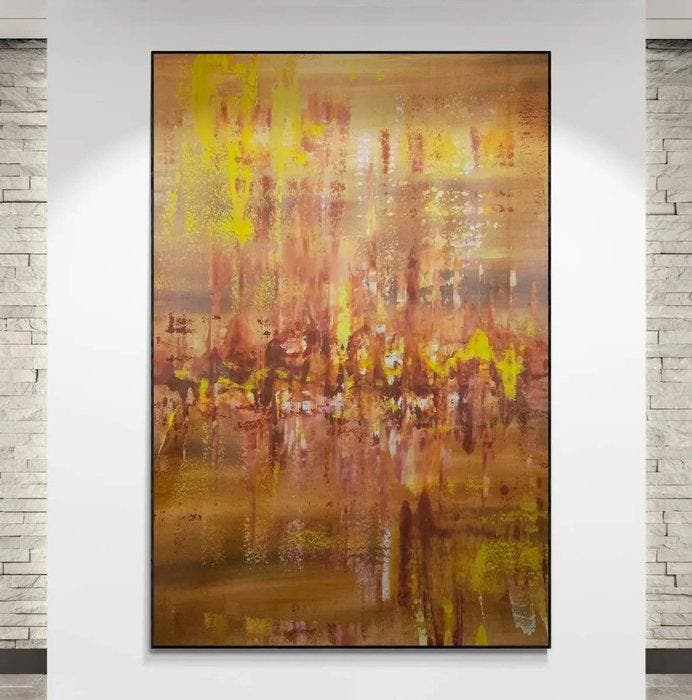 Bri Debernardi - FUEGO - XXL ABSTRACT, Antiek en Kunst, Kunst | Schilderijen | Modern