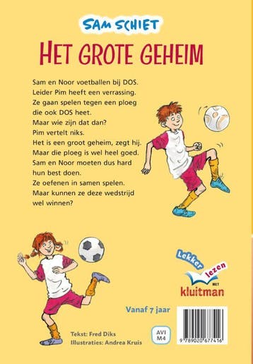 Sam schiet. Het grote geheim / Leren lezen met Kluitman, Boeken, Verzenden, Zo goed als nieuw, Fred Diks