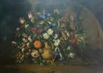 Spaanse school (XIX) - Bodegón de flores, Antiek en Kunst, Kunst | Schilderijen | Klassiek