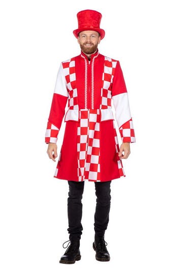 Jas Brabant Heren rood/wit Premium, Ophalen of Verzenden, Nieuw