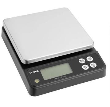 Waterdichte precisieweegschaal 5 kg – RVS platform | Vogue, Verzenden, Nieuw in verpakking