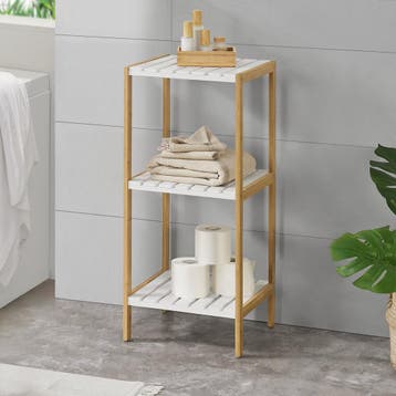 [en.casa] Opbergrek staand Balsfjord met 3 planken, Verzenden, Nieuw
