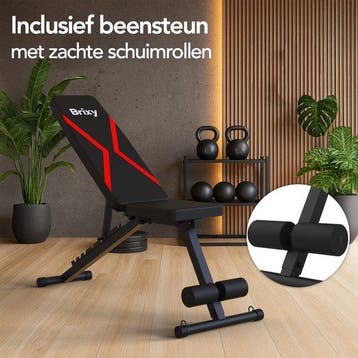 2dekans | Brixy Fitness Halterbank - Fitnessbank - Tot 300KG, Sport en Fitness, Fitnessmaterialen, Ophalen of Verzenden, Zo goed als nieuw