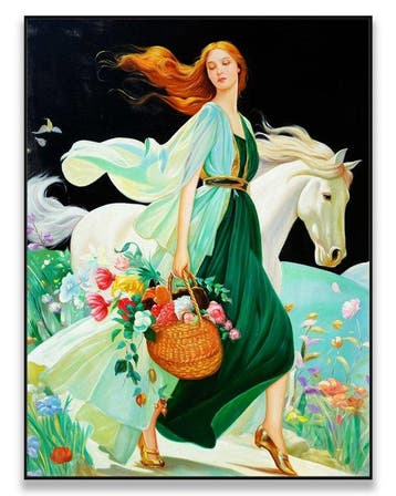 Matteo - Flora and the White Horse, Antiek en Kunst