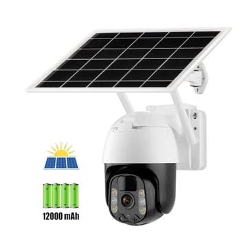 Wifi | 4G PTZ Beveiligingscamera | Zonnepaneel | Nachtzicht, Audio, Tv en Foto, Videobewaking, Verzenden, Nieuw, Buitencamera