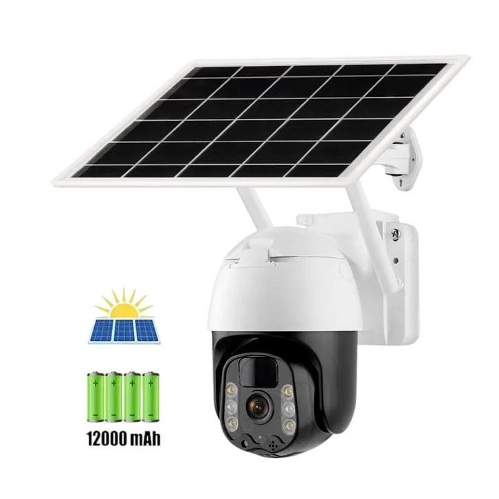 Wifi | 4G PTZ Beveiligingscamera | Zonnepaneel | Nachtzicht, Audio, Tv en Foto, Videobewaking, Nieuw, Buitencamera, Verzenden