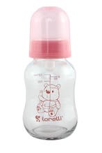 Lorelli Glass Blush Pink 120ml Glazen Fles, Verzenden, Nieuw