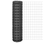 vidaXL Euro hek 10x1,5 m grijs, Verzenden, Nieuw, IJzer, 1 tot 2 meter