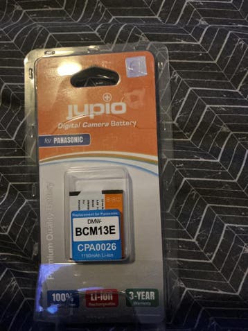 Jupio camera-accu voor Panasonic (DMW-BCM13E), Verzenden, Nieuw