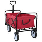 vidaXL Vouwbare Handtrolley Rood 94 x 53 x 99 cm Oxford Stof, Verzenden, Nieuw