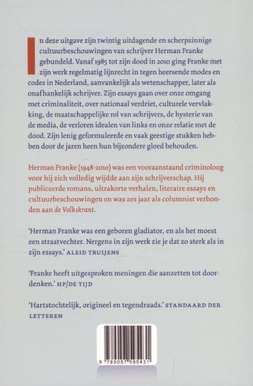 De ziel van Nederland 9789057595431 Herman Franke, Verzenden, Zo goed als nieuw, Herman Franke