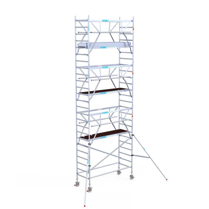 Rolsteiger Professional 90x250 8,2m werkhoogte vrijstaand, Doe-het-zelf en Verbouw, Steigers, Rolsteiger of Kamersteiger, Nieuw