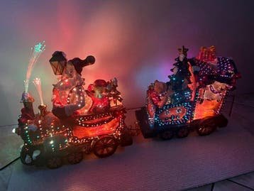 Kerstdecoratie - Hars - Licht en zingend, Nieuw