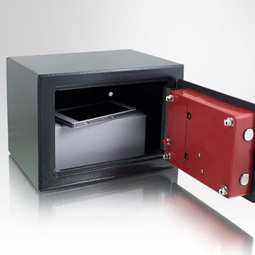 Elektronische Minikluis - Zwart - Incl. wandmontage, Huis en Inrichting, Kasten | Lockerkasten, Verzenden, Nieuw