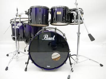 Shellset Pearl Master Maple Custom 6d Midnight fade #154, Ophalen of Verzenden, Zo goed als nieuw, Pearl