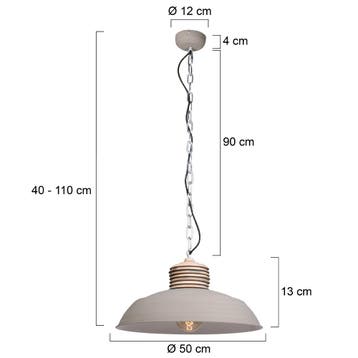 Mexlite hanglamp Samso 7974CR Sale, Ophalen, Overige materialen, Nieuw, Landelijk