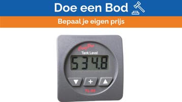 Bieden: CruzPro TL55 digital tank level display and alarm g, Ophalen of Verzenden, Nieuw, Kabel of Apparatuur