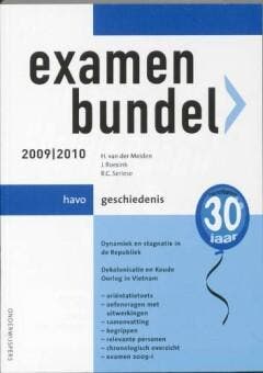 Examenbundel 2009/2010 Havo Geschiedenis - H. van der Meiden, Verzenden, Gelezen, H. van der Meiden
