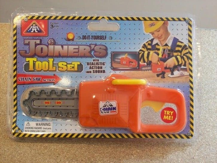 Speelgoed Kettingzaag (2615) (Gereedschap), Kinderen en Baby's, Speelgoed | Overig, Nieuw, Ophalen of Verzenden