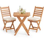 LIVSK Bistroset - Inklapbaar Ontwerp - Acaciahout - Comforta, Verzenden, Nieuw