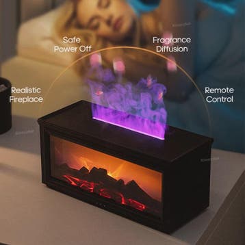 Sfeervolle Vuurhaard Aroma Diffuser met Luchtbevochtiger en, Huis en Inrichting, Woonaccessoires | Overige, Verzenden, Nieuw
