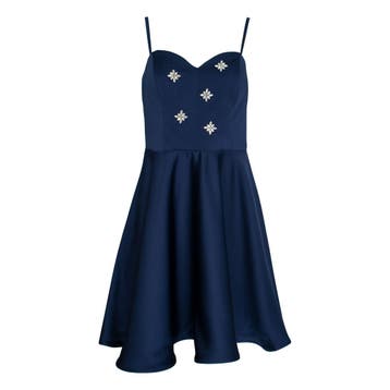 Rinascimento • donkerblauwe jurk • L, Nieuw, Verzenden, Blauw, Rinascimento