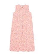 HEMA Babyslaapzak mouwloos katoen 0.5tog bloemen multicolor, Verzenden, Nieuw