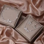 4-delige mode sieraden set voor dames - strass, Verzenden, Nieuw